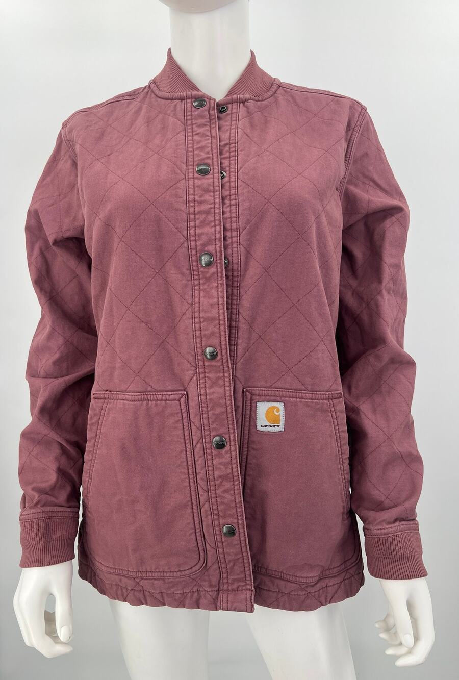 Carhartt Women’s Quilted Fleece Lined Jacket Dusty Rose Pink Small